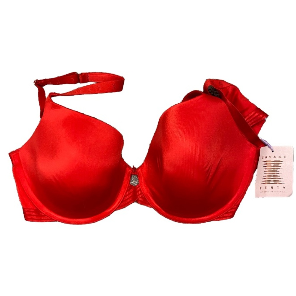 savage x fenty NWT Red bra Lingerie 38DD